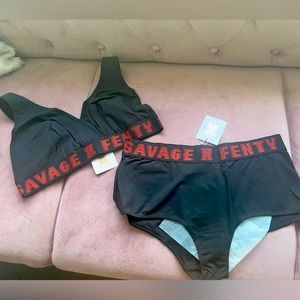 Brand new bra and panty set Savage x Fenty. Soft and modern.